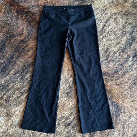 Tribal Essentials Low Wasted Pull On Flare Pants Black Size L/XL - Picture 2 of 9